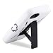Iphone 5 Case Armor with Kickstand White skin+Black Rubber