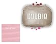 Comfort Sac Double Sac Pink Cord By Elite Furniture