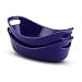 Rachael Ray Bubble and Brown Set of 2 Stoneware 12-Ounce Au Gratin Dishes, Blue