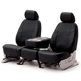 COVERKING CSCQ1IN7067 CUSTOM SEAT COVER (1 ROW) PREMIUM LEATHERETTE SOLID BLACK 1999 - 2001 Infiniti G20