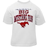 SMU Mustangs Toddler White Big Fan T-shirt