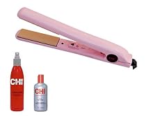 Farouk CHI Limited Edition Hair Styling Package with 1" Straightener, Pink
