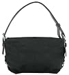 COACH 15068 Womens Authentic Purse Tote Hobo Bag Handbag Black Signature Fabric