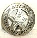 Guard Alcatraz Prison Obsolete Old West Police Badge Star