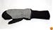SnowStoppers Toddlers Waterproof STAY-ON Mittens - Charcoal Gray