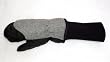 SnowStoppers Toddlers Waterproof STAY-ON Mittens - Charcoal Gray