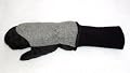 SnowStoppers Toddlers Waterproof STAY-ON Mittens - Charcoal Gray
