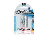Ansmann 5030852 Mignon AA 2700mAh NiMH Akku 2er Set