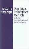 Erdichteter Mensch: Gedichte - Dan Pagis