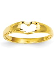 14k Childrens Heart Ring Cyber Monday Special