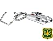 Dragonfire Racing Kawasaki Teryx Dual Exhaust System. Complete Header, Tail-Pipe, Muffler. 4PYDES