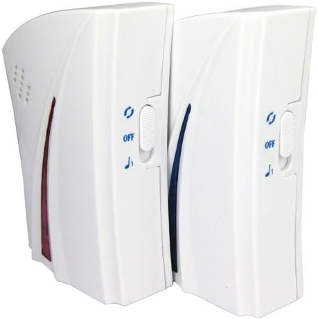 Intsun® 3-in-1 Intelligent Wireless Remote Control Doorbell with 150M Range 1 Remote Control 2 home Door bell (2 receivers and 1 button)