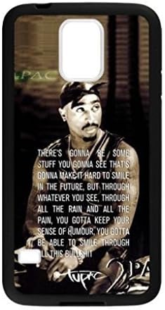 Tupac Shakur Quotes Pattern Image Case Cover Hard Plastic Case for Samsung Galaxy S5 i9600 Regular