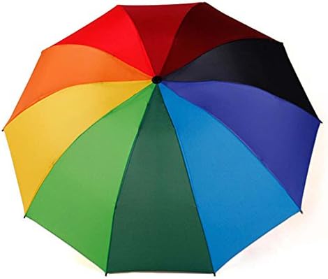 High Quality Folding Umbrella Rainbow Umbrella Rain or Shine Umbrella Creative Parasol Advertising Parasol Women's Umbrella