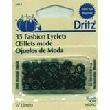 Fashion Eyelet Basics 1/8'' Black By The Each