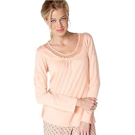Liz Claiborne Mesh Babydoll Pajama Top