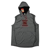 Nike Mens Shox Grey Red Graphic Hooded Hoody Gillet Gilet Vest Top Size S