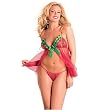 Holiday Dazzlers Hologram Babydoll w/G-String