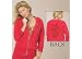 Misses Brisas 3/4 Sleeve Zip Front Hoodie Jacket