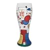 Lolita Hand Painted Pilsner Glass, Poker