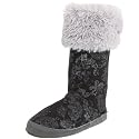 MUK LUKS Women's Paisley Damask Printed Jersey Boot