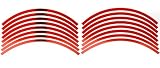 Honda CBR 600 900 1000 RR Custom Wheel Stripes Stickers