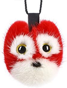 Fashion Key Chain, Bag and key charm, Red Little Monster, Designed by Ella Liu