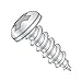 #12 x 7/8" Type AB Self-Tapping Screws/Phillips/Pan Head/Steel/Zinc (Carton: 4,000 pcs)