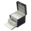 Black Cube Style Jewelry Valet Organizer