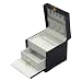 Black Cube Style Jewelry Valet Organizer