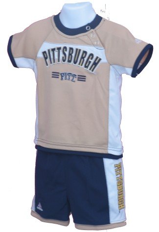 Buy Infant Pittsburgh Panthers Multi Color 2 Piece Short Set