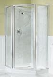 Kohler K-704517-L-BH Devonshire Neo-Angle Shower Enclosure with Crystal Clear Glass, Bright Brass