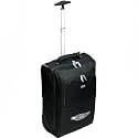 Aerolite Cabin Approved 17 Inch Hand Luggage Bag (Black)