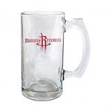 Houston Rockets Beer Mug: 13 oz Glass Tankard