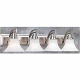 Forte Lighting Brushed Nickel 4-Light Bath Fixture