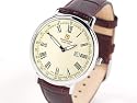 Steinhausen Men's Dunn Horitzon Thin Swiss Quartz Silver Watch #TW493S