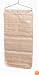 Household Essentials 80-Pocket Hanging Jewelry and Accessories Organizer, Natural Canvas