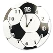 Wall Clock- Circular Shape With Soccer Ball Design; 11" X 11" X 6Mm Thick Mdf
