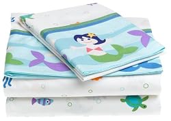 Olive Kids Mermaids 200-Thread-Count Twin Sheet Set