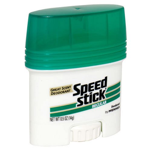 Speed Stick Deodorant, Regular Scent, Travel Size - .5 oz