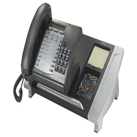 Fellowes(R) Office Suites Desktop Telephone Stand, 4H x 15 7 16W x 10 5 8D, Black Silver by Fellowes