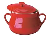 Mayfair & Jackson Four Quart Stoneware Bean Pot with Lid
