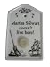 Martha Stewart doesn't live here ! Ceramic Doorbell Cover with Illuminated Doorbell