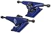Sporting Goods : AVI Aluminum (Set of 2) Skateboard Trucks - 5.0 Inch - Blue Hanger / Blue Base