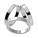 maikun Scarf Ring Modern Simple Design Triple-Ring Scarf Ring Gift for Valentine's Day