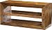 Cube Sheesham Open Media Unit 100 Hardwood Living Room Furniture