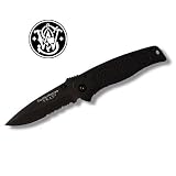 Baby SWAT Knife, Black Blade, ComboEdge
