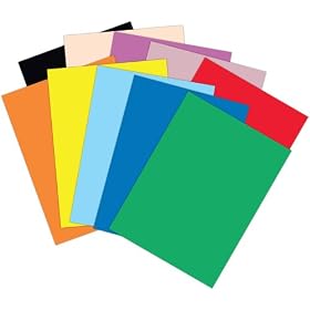 Roselle Vibrant Construction Paper, 50ct, Assorted (CON0091250) by Roselle
