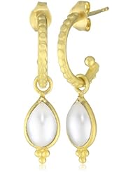 Satya Jewelry Pearl Hoop Earrings