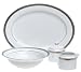 Nikko Ceramics Platinum Filigree 5-Piece Dinnerware Completer Set
